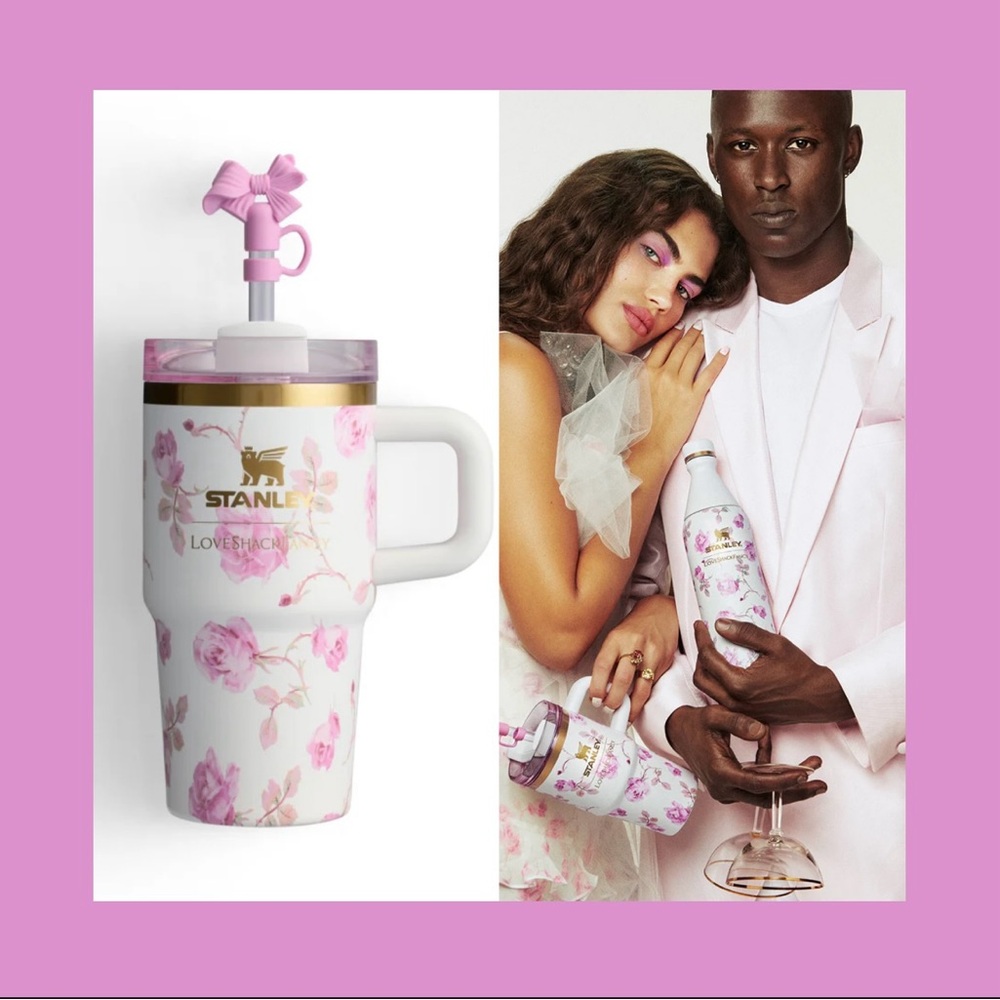 Stanley X LoveShackFancy 20oz Quencher in Ribbon Rosa SOLD SOLD SOLD